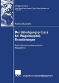 Kuckertz |  Kuckertz, A: Beteiligungsprozess bei Wagniskapitalfinanzieru | Buch |  Sack Fachmedien