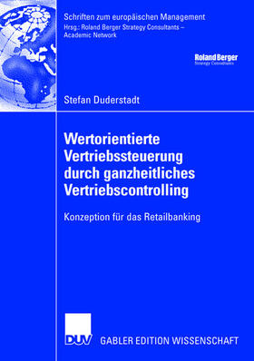 Duderstadt | Duderstadt, S: Wertorientierte Vertriebssteuerung durch ganz | Buch | 978-3-8350-0579-2 | sack.de