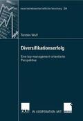 Wulf |  Wulf, T: Diversifikationserfolg | Buch |  Sack Fachmedien