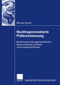 Steiner |  Nachfragerorientierte Präferenzmessung | Buch |  Sack Fachmedien