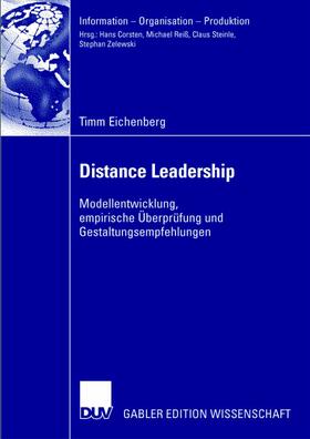 Eichenberg | Eichenberg, T: Distance Leadership | Buch | 978-3-8350-0821-2 | sack.de