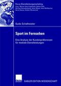 Schafmeister |  Schafmeister, G: Sport im Fernsehen | Buch |  Sack Fachmedien