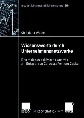Weber |  Wissenswerte durch Unternehmensnetzwerke | Buch |  Sack Fachmedien