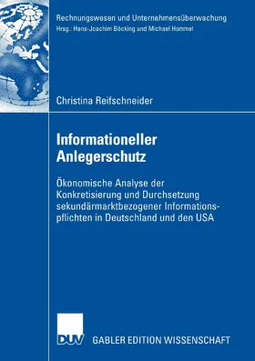 Reifschneider |  Informationeller Anlegerschutz | eBook | Sack Fachmedien