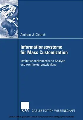 Dietrich |  Informationssysteme für Mass Customization | eBook | Sack Fachmedien