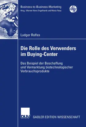 Rolfes | Die Rolle des Verwenders im Buying-Center | E-Book | www.sack.de