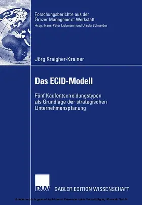 Kraigher-Krainer |  Das ECID-Modell | eBook | Sack Fachmedien