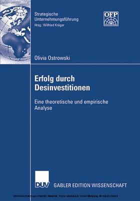Ostrowski | Erfolg durch Desinvestitionen | E-Book | sack.de
