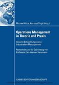 Voigt / Höck |  Operations Management in Theorie und Praxis | eBook | Sack Fachmedien