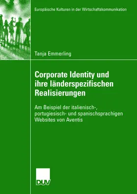 Emmerling |  Corporate Identity und ihre länderspezifischen Realisierungen | Buch |  Sack Fachmedien