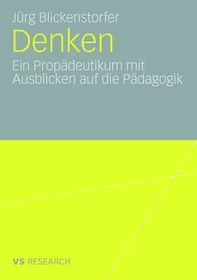 Blickenstorfer | Denken. | Buch | 978-3-8350-7004-2 | sack.de