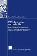 Koch / Dixon |  Public Governance and Leadership | eBook | Sack Fachmedien