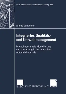 Ahsen | Integriertes Qualitäts- und Umweltmanagement | E-Book | sack.de