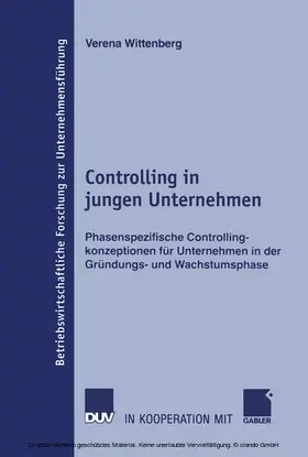 Wittenberg | Controlling in jungen Unternehmen | E-Book | www.sack.de