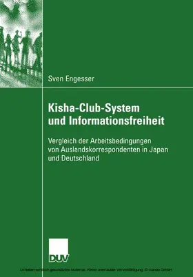 Engesser | Kisha-Club-System und Informationsfreiheit | E-Book | www.sack.de