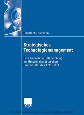 Feldmann | Strategisches Technologiemanagement | E-Book | www.sack.de