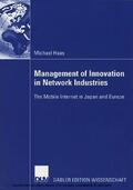 Haas |  Management of Innovation in Network Industries | eBook | Sack Fachmedien