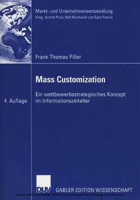 Piller |  Mass Customization | eBook | Sack Fachmedien