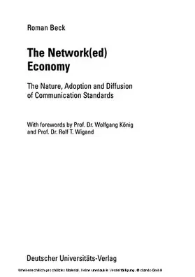 Beck | The Network(ed) Economy | E-Book | www.sack.de