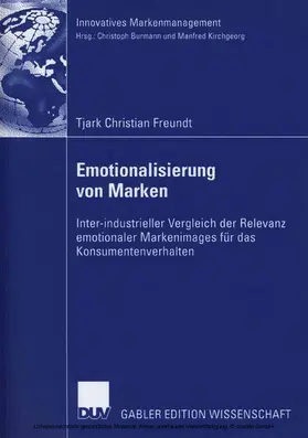 Freundt |  Emotionalisierung von Marken | eBook | Sack Fachmedien