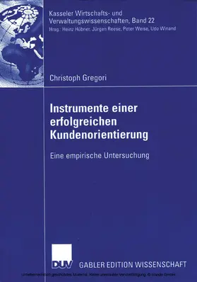 Gregori |  Instrumente einer erfolgreichen Kundenorientierung | eBook | Sack Fachmedien