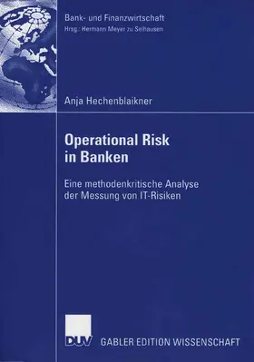 Hechenblaikner |  Operational Risk in Banken | eBook | Sack Fachmedien