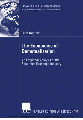 Treptow | The Economics of Demutualization | E-Book | sack.de