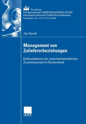 Daniel | Management der Zuliefererbeziehungen | E-Book | www.sack.de