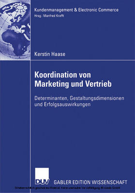 Haase | Koordination von Marketing und Vertrieb | E-Book | sack.de