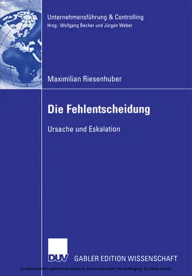 Riesenhuber | Die Fehlentscheidung | E-Book | www.sack.de