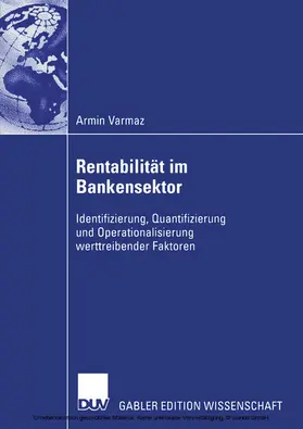Varmaz | Rentabilität im Bankensektor | E-Book | www.sack.de