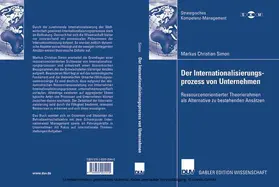 Simon |  Der Internationalisierungsprozess von Unternehmen | eBook | Sack Fachmedien