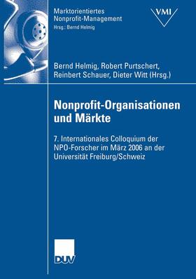 Helmig / Purtschert / Schauer | Nonprofit-Organisationen und Märkte | E-Book | sack.de