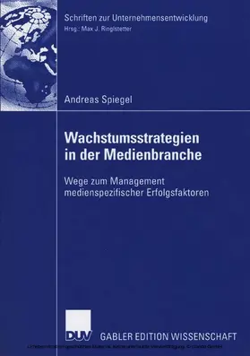 Spiegel | Wachstumsstrategien in der Medienbranche | E-Book | www.sack.de