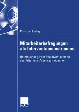 Liebig | Mitarbeiterbefragungen als Interventionsinstrument | E-Book | www.sack.de