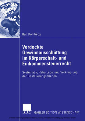 Kohlhepp | Verdeckte Gewinnausschüttung im Körperschaft- und Einkommensteuerrecht | E-Book | sack.de