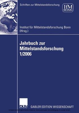 Jahrbuch zur Mittelstandsforschung 1/2006 | E-Book | sack.de
