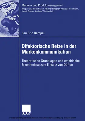 Rempel | Olfaktorische Reize in der Markenkommunikation | E-Book | sack.de