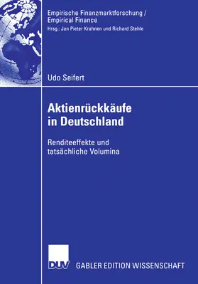 Seifert |  Aktienrückkäufe in Deutschland | eBook | Sack Fachmedien