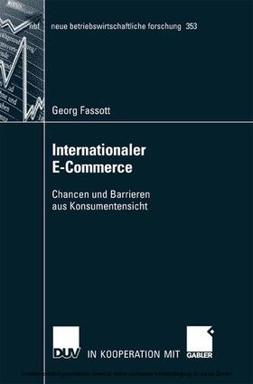 Fassott | Internationaler E-Commerce | E-Book | sack.de