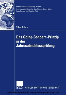 Adam | Das Going Concern Prinzip in der Jahresabschlussprüfung | E-Book | www.sack.de