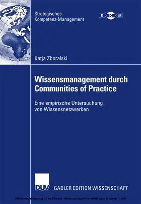 Zboralski |  Wissensmanagement durch Communities of Practice | eBook | Sack Fachmedien