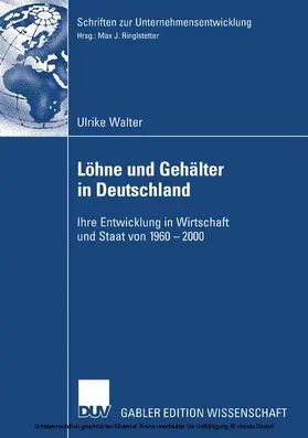 Ringelstetter / Walter | Löhne und Gehälter in Deutschland | E-Book | www.sack.de