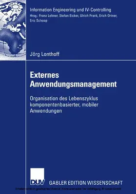 Lonthoff | Externes Anwendungsmanagement | E-Book | sack.de