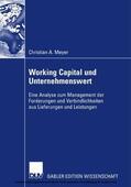 Meyer |  Working Capital und Unternehmenswert | eBook | Sack Fachmedien