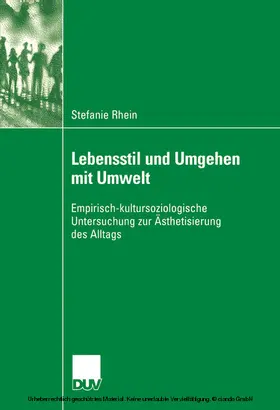 Rhein |  Lebensstil und Umgehen mit Umwelt | eBook | Sack Fachmedien