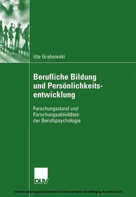 Grabowski |  Berufliche Bildung und Persönlichkeitsentwicklung | eBook | Sack Fachmedien