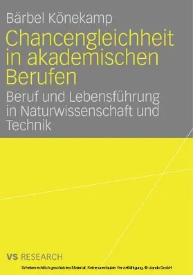 Könekamp | Chancengleichheit in akademischen Berufen | E-Book | www.sack.de