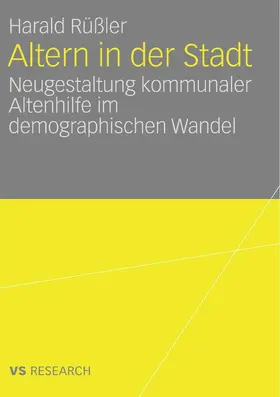 Rüßler |  Altern in der Stadt | eBook | Sack Fachmedien