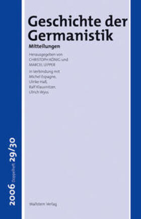 König / Lepper | Geschichte der Germanistik | Buch | 978-3-8353-0057-6 | sack.de